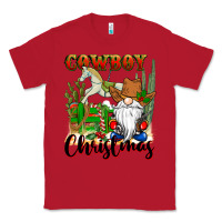 Red cowboy christmas gnome Classic Tee - CowGirlArtShop