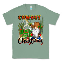 Sage cowboy christmas gnome Classic Tee - CowGirlArtShop