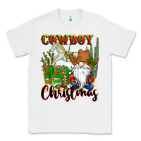 White cowboy christmas gnome Classic Tee - CowGirlArtShop