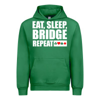 Emerald funny bridge card game lover bridge Urban Hoodie - linhVisuals