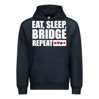 Navy funny bridge card game lover bridge Urban Hoodie - linhVisuals