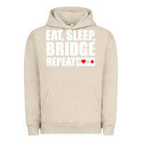 Pigment French Oak funny bridge card game lover bridge Urban Hoodie - linhVisuals