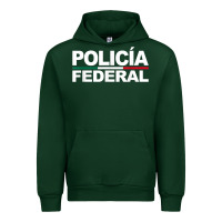Forest Green mexico policia federal mexican police law enforcement Urban Hoodie - linhVisuals