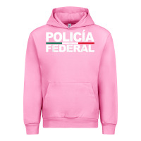 Fuchsia Pink mexico policia federal mexican police law enforcement Urban Hoodie - linhVisuals