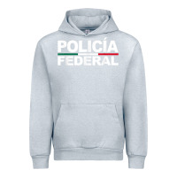 Heather Grey mexico policia federal mexican police law enforcement Urban Hoodie - linhVisuals