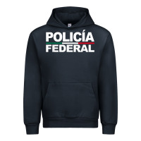 Navy mexico policia federal mexican police law enforcement Urban Hoodie - linhVisuals
