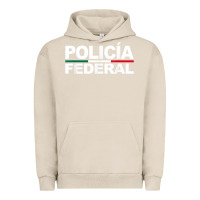 Pigment French Oak mexico policia federal mexican police law enforcement Urban Hoodie - linhVisuals
