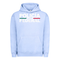 Pigment Grape Ice mexico policia federal mexican police law enforcement Urban Hoodie - linhVisuals