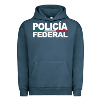 Pigment Midnight Navy mexico policia federal mexican police law enforcement Urban Hoodie - linhVisuals