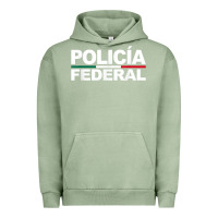 Pigment Oil Green mexico policia federal mexican police law enforcement Urban Hoodie - linhVisuals