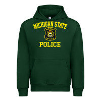 Forest Green michigan state police Urban Hoodie - linhVisuals