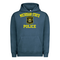 Pigment Midnight Navy michigan state police Urban Hoodie - linhVisuals