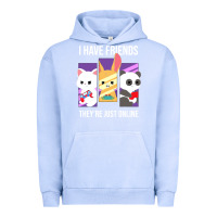 Pigment Grape Ice i have friends they are just online Urban Hoodie - linhVisuals