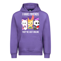 Tulip i have friends they are just online Urban Hoodie - linhVisuals
