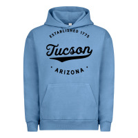 Pigment Pebble Blue classic retro vintage tucson arizona 1775 usa gift sweatshirt Urban Hoodie - linhVisuals