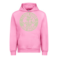 Fuchsia Pink i love guns bacon pork pig funny gun Urban Hoodie - linhVisuals
