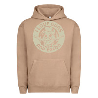 Pigment Burro i love guns bacon pork pig funny gun Urban Hoodie - linhVisuals