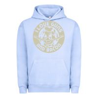 Pigment Grape Ice i love guns bacon pork pig funny gun Urban Hoodie - linhVisuals