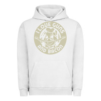 Pigment Lunar Rock i love guns bacon pork pig funny gun Urban Hoodie - linhVisuals