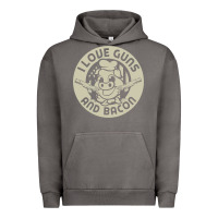 Pigment Tornado i love guns bacon pork pig funny gun Urban Hoodie - linhVisuals