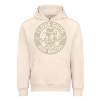 Sandshell i love guns bacon pork pig funny gun Urban Hoodie - linhVisuals
