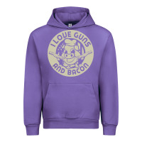 Tulip i love guns bacon pork pig funny gun Urban Hoodie - linhVisuals