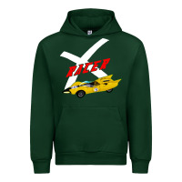 Forest Green racer x Urban Hoodie - linhVisuals