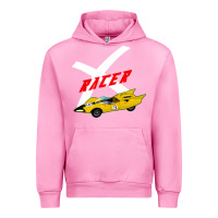 Fuchsia Pink racer x Urban Hoodie - linhVisuals