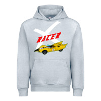 Heather Grey racer x Urban Hoodie - linhVisuals