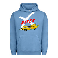 Pigment Pebble Blue racer x Urban Hoodie - linhVisuals