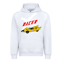 White racer x Urban Hoodie - linhVisuals