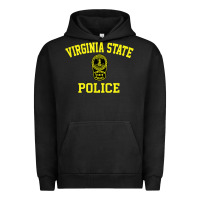 Pigment Black virginia state police Urban Hoodie - linhVisuals