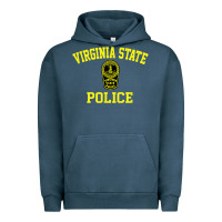 Pigment Midnight Navy virginia state police Urban Hoodie - linhVisuals