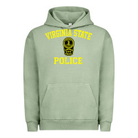 Pigment Oil Green virginia state police Urban Hoodie - linhVisuals