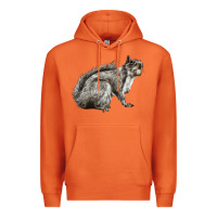 Carrot Gray Squirrel Premium Hoodie - LillyAllenDesigns