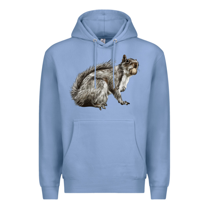Gray Squirrel Premium Hoodie by LillyAllenDesigns | Teevron