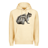 Pina Colada Gray Squirrel Premium Hoodie - LillyAllenDesigns