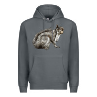 Rock Gray Squirrel Premium Hoodie - LillyAllenDesigns
