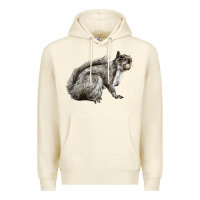 Sandshell Gray Squirrel Premium Hoodie - LillyAllenDesigns