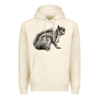 Tofu Gray Squirrel Premium Hoodie - LillyAllenDesigns