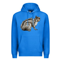 True Royal Gray Squirrel Premium Hoodie - LillyAllenDesigns