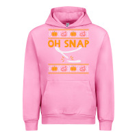 Fuchsia Pink oh snap turkey wishbone funny ugly Urban Hoodie - linhVisuals