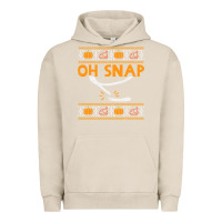 Pigment French Oak oh snap turkey wishbone funny ugly Urban Hoodie - linhVisuals