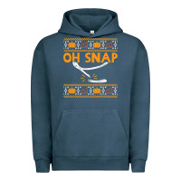 Pigment Midnight Navy oh snap turkey wishbone funny ugly Urban Hoodie - linhVisuals