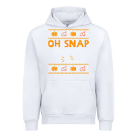 White oh snap turkey wishbone funny ugly Urban Hoodie - linhVisuals
