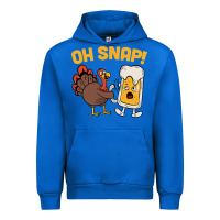 Cobalt oh snap thanksgiving cute turkey day Urban Hoodie - linhVisuals