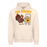 Sandshell oh snap thanksgiving cute turkey day Urban Hoodie - linhVisuals