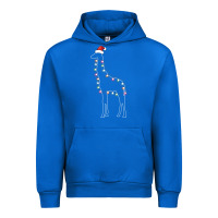 Cobalt santa giraffe christmas color led Urban Hoodie - linhVisuals