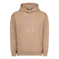 Pigment Burro santa giraffe christmas color led Urban Hoodie - linhVisuals