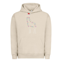 Pigment French Oak santa giraffe christmas color led Urban Hoodie - linhVisuals